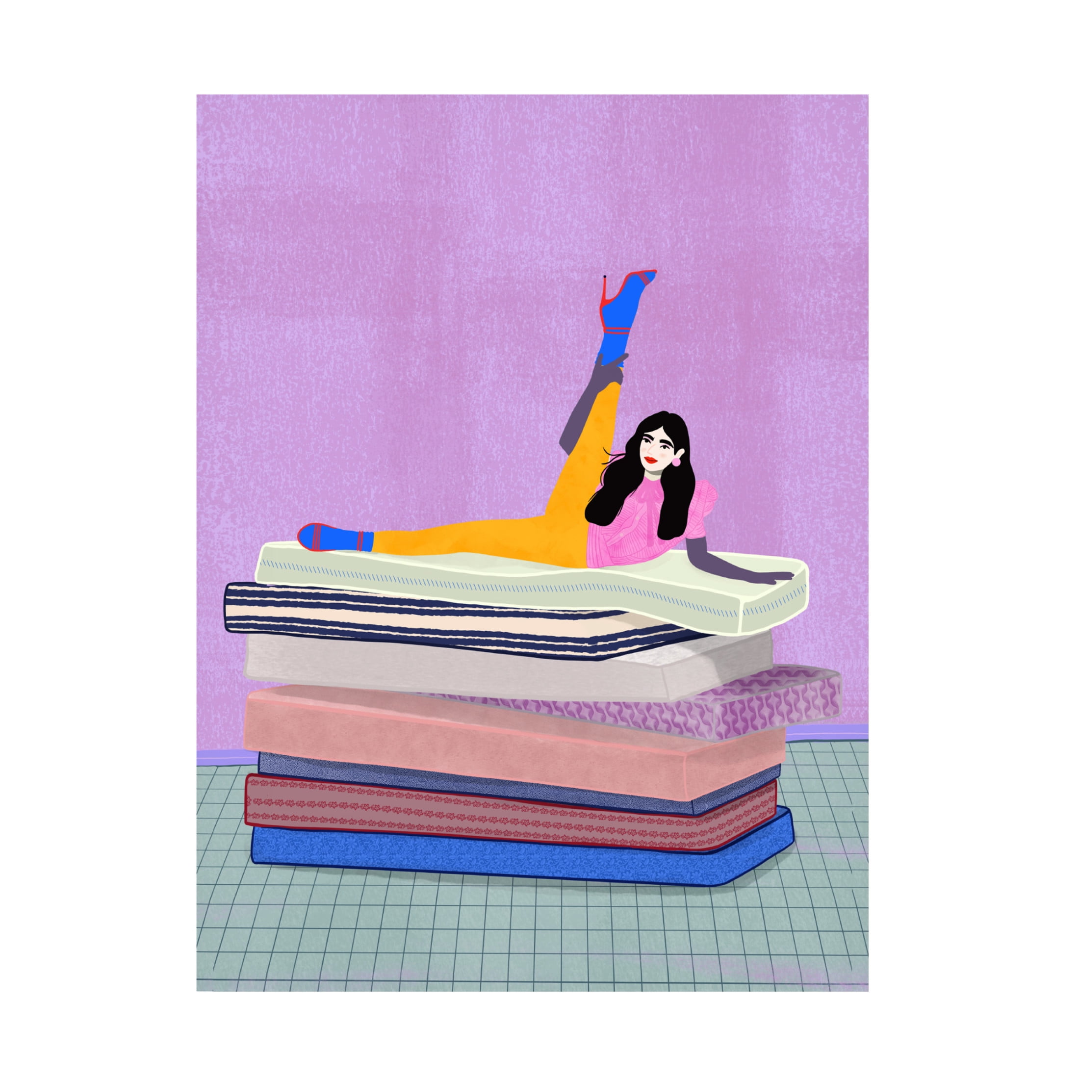 Trademark Fine Art Jota de jai Raise your leg up to your head Canvas Wall Art