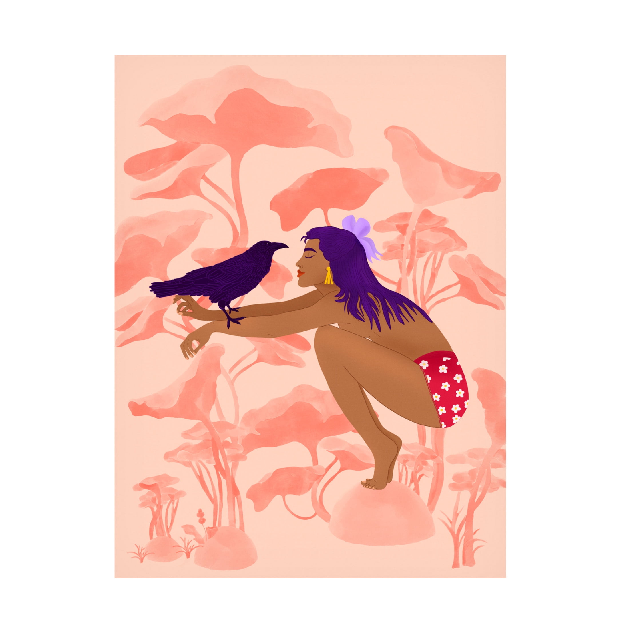 Trademark Fine Art Jota de jai Raven Canvas Wall Art