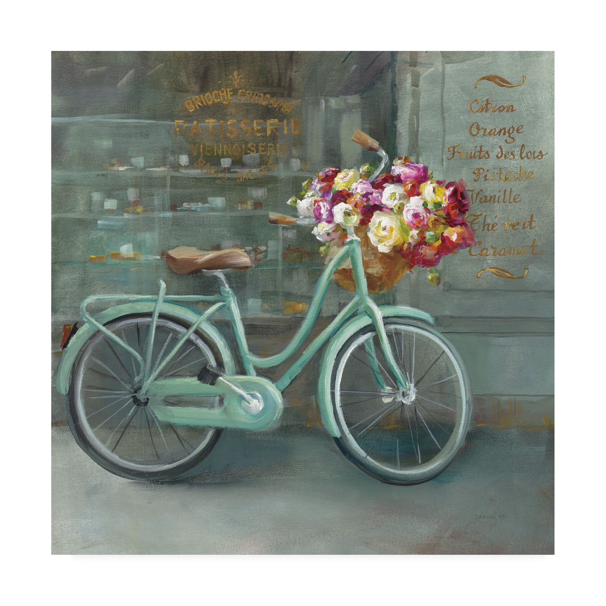 Trademark Fine Art 'Joy of Paris I' Canvas Art by Danhui Nai