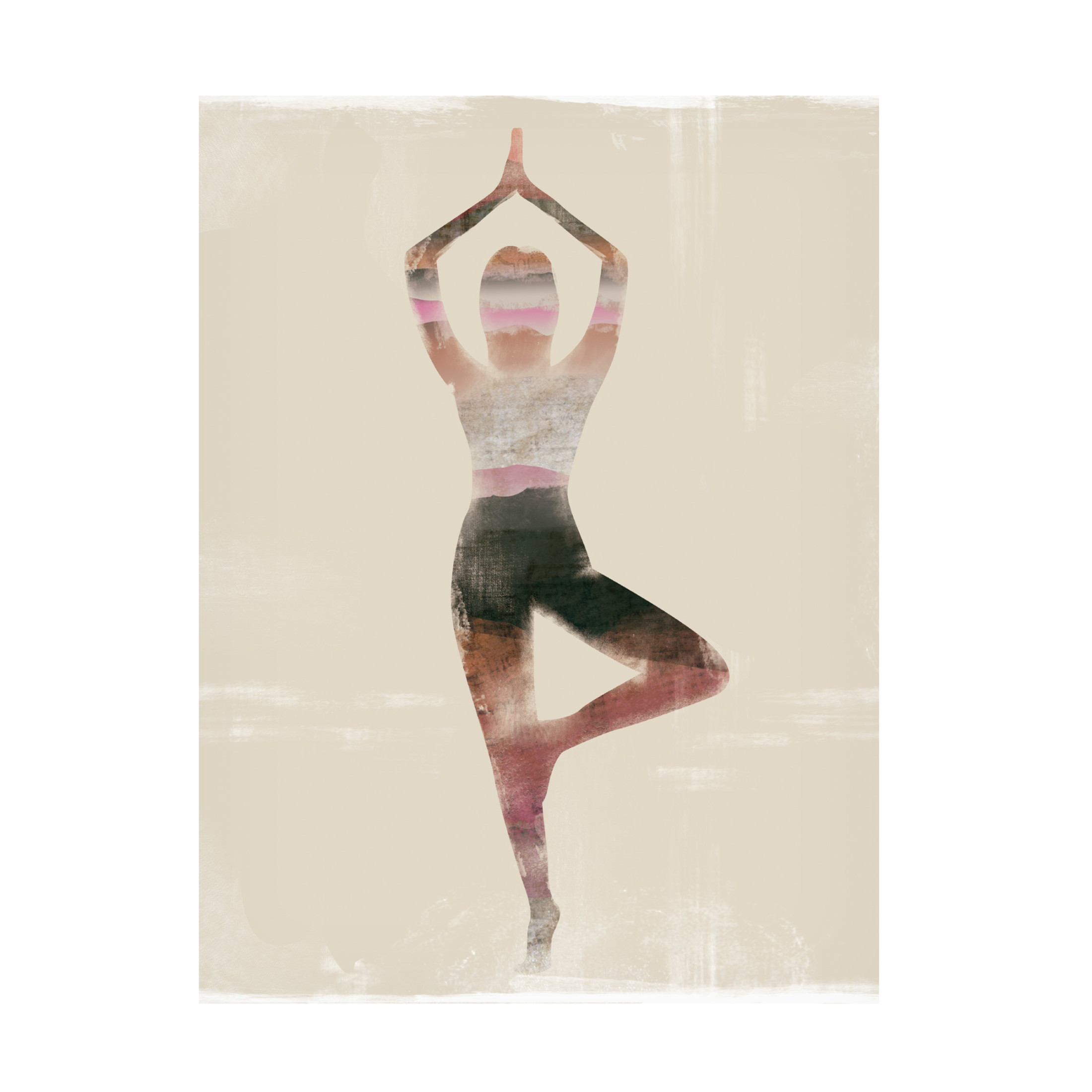 Trademark Fine Art Judi Bagnato  Morning Yoga Pose I Canvas Wall Art