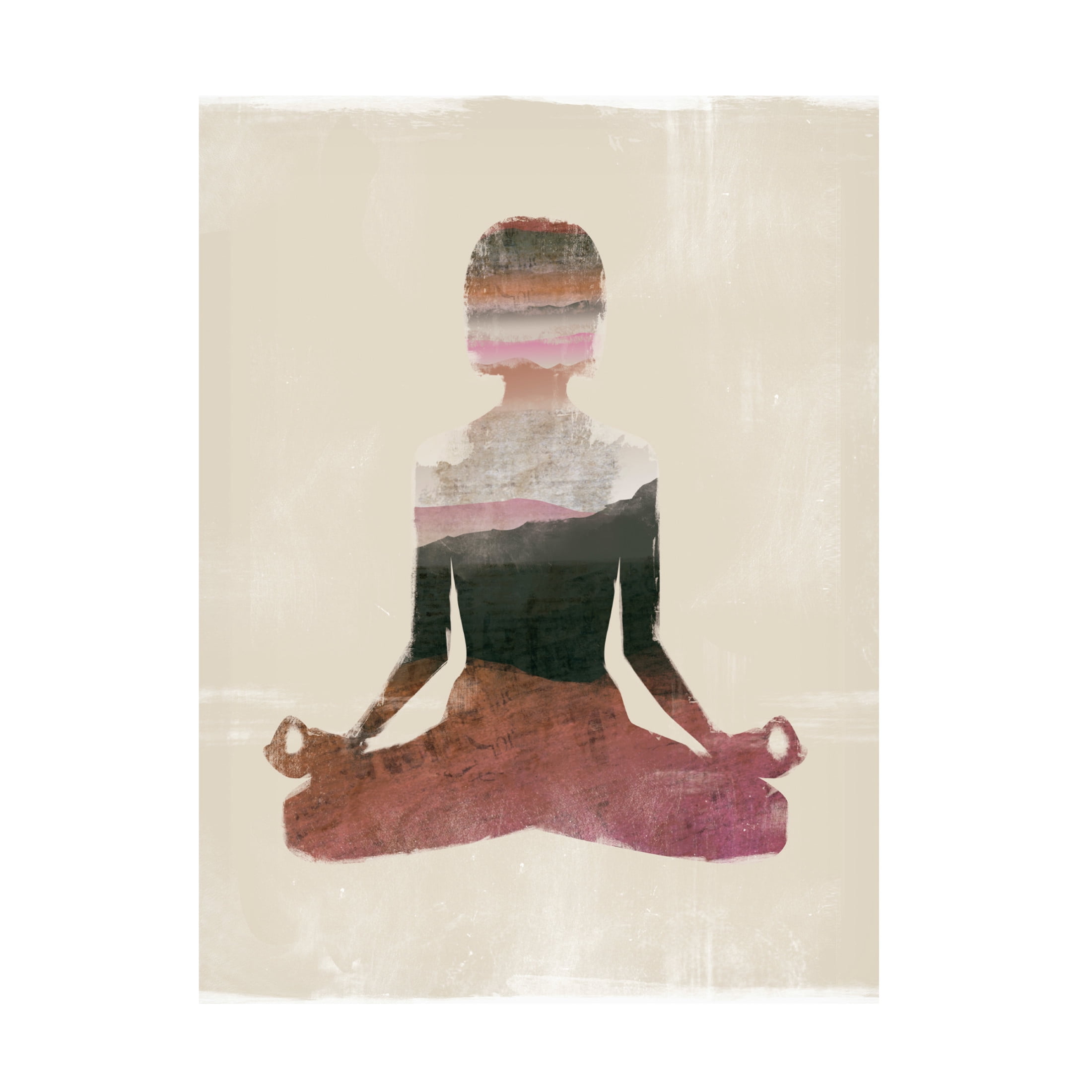 Trademark Fine Art Judi Bagnato  Morning Yoga Pose III Canvas Wall Art