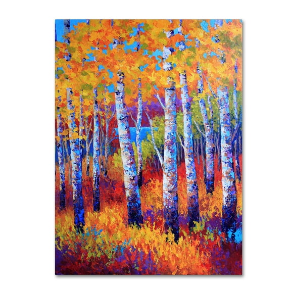 Trademark Fine Art 'Judy Path to the Lake' Canvas Art by Marion Rose