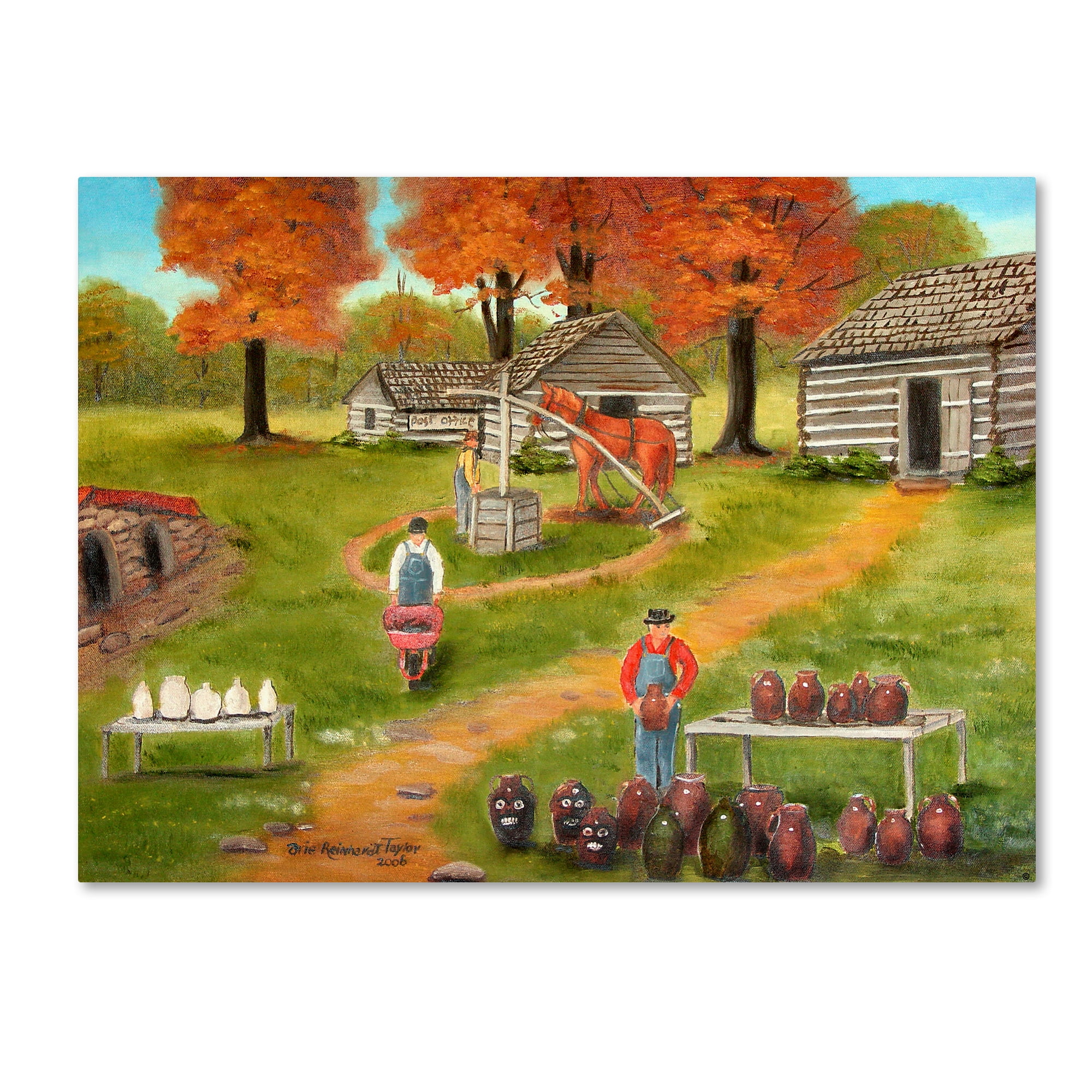 Trademark Fine Art 'Jugtown' Canvas Art by Arie Reinhardt Taylor