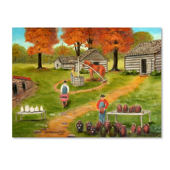 Trademark Fine Art 'Jugtown' Canvas Art by Arie Reinhardt Taylor