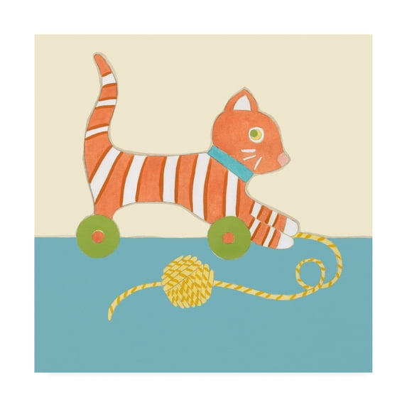 Trademark Fine Art 'Julians Pals I Childrens Art' Canvas Art by Chariklia Zarris