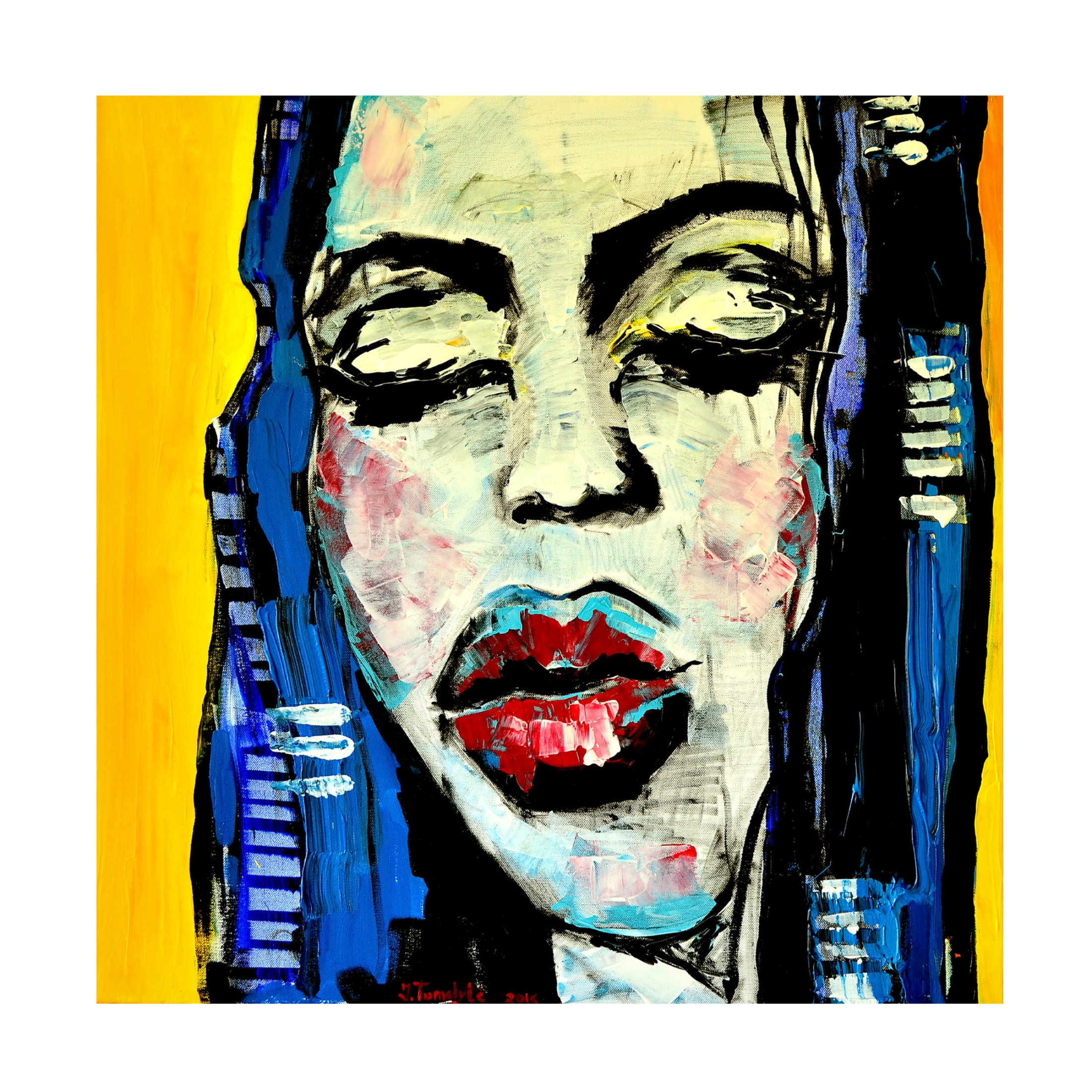 Trademark Fine Art Julija Belickien? Magdalena or waiting room Canvas Wall Art
