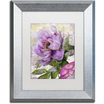 Trademark Fine Art "July" Canvas Art by Color Bakery White Matte, Silver Frame