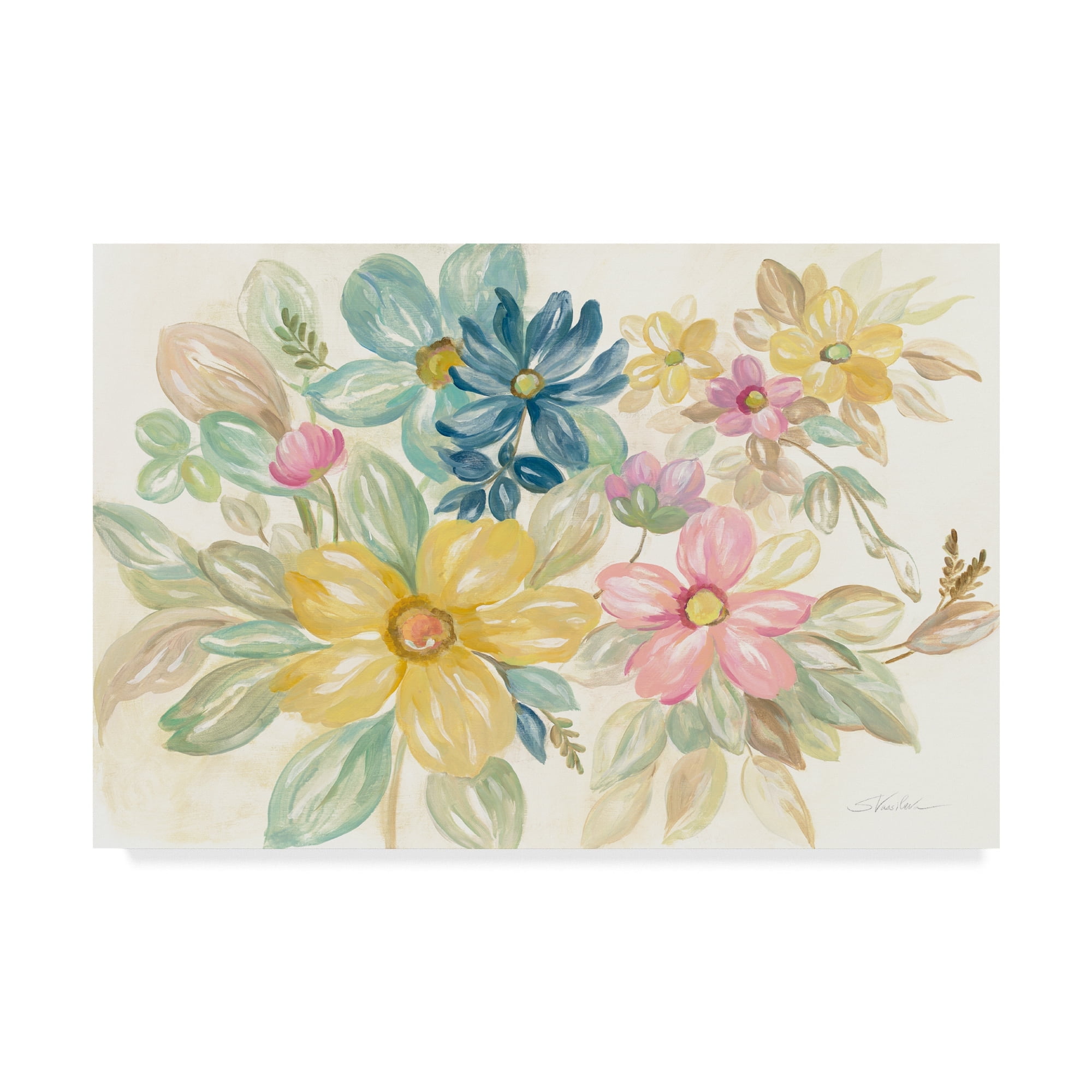 Trademark Fine Art 'June Bloom' Canvas Art by Silvia Vassileva