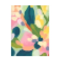 Trademark Fine Art June Erica Vess  8-Bit Garden II Canvas Wall Art