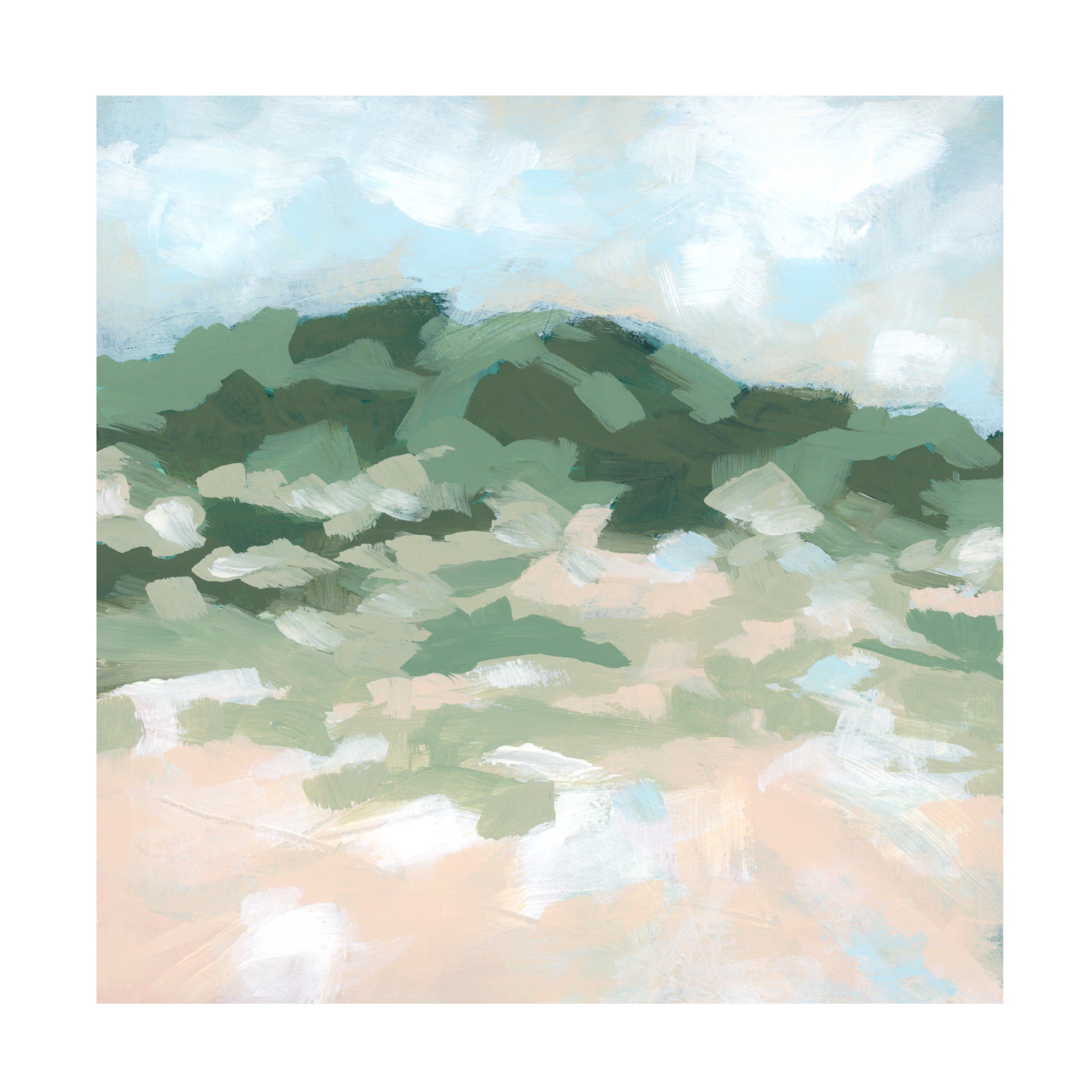 Trademark Fine Art June Erica Vess Blockbrush Valley I Canvas Wall Art