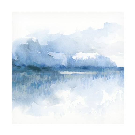Trademark Fine Art June Erica Vess Blue Mist Marsh I Canvas Wall Art