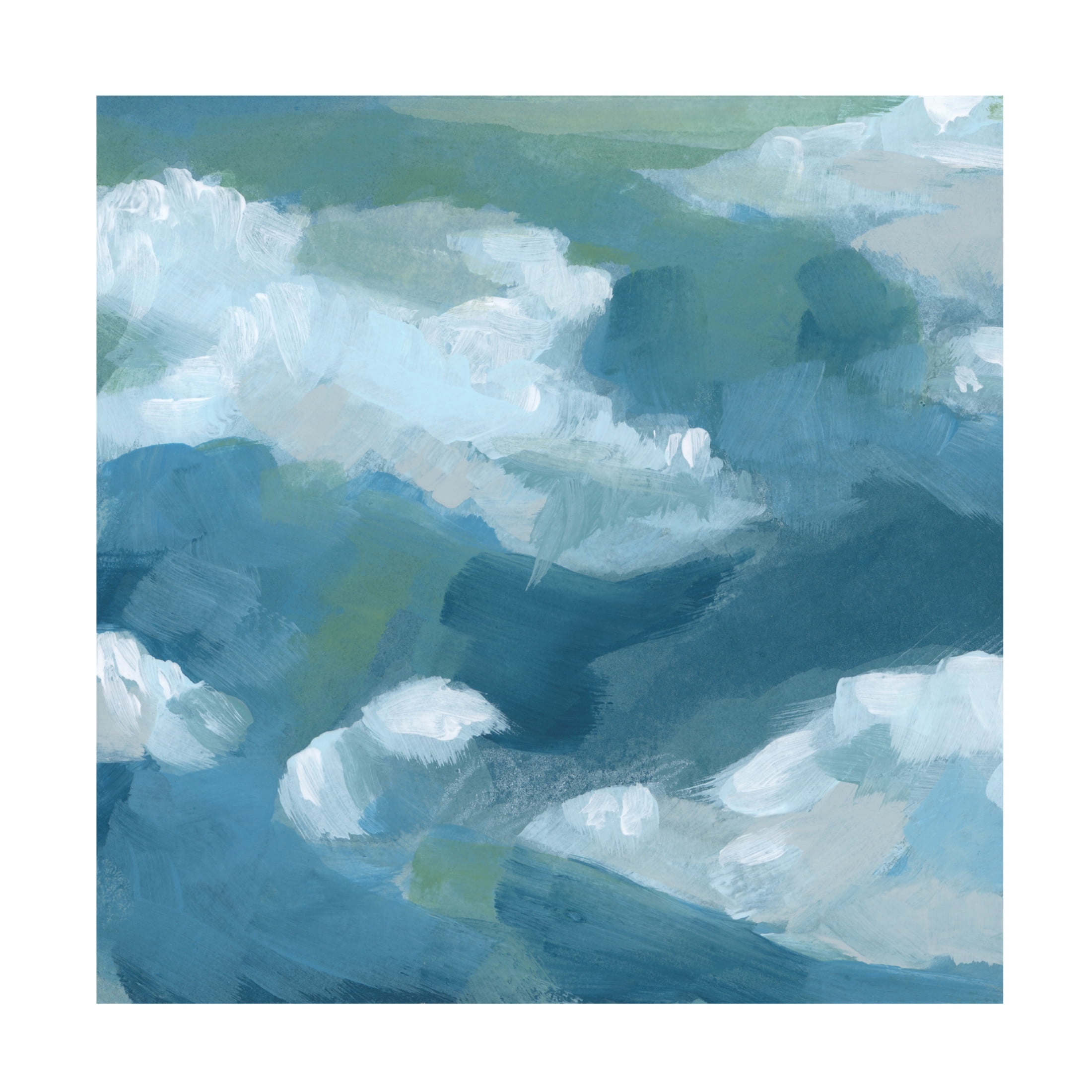 Trademark Fine Art June Erica Vess  Brushy Surf II Canvas Wall Art