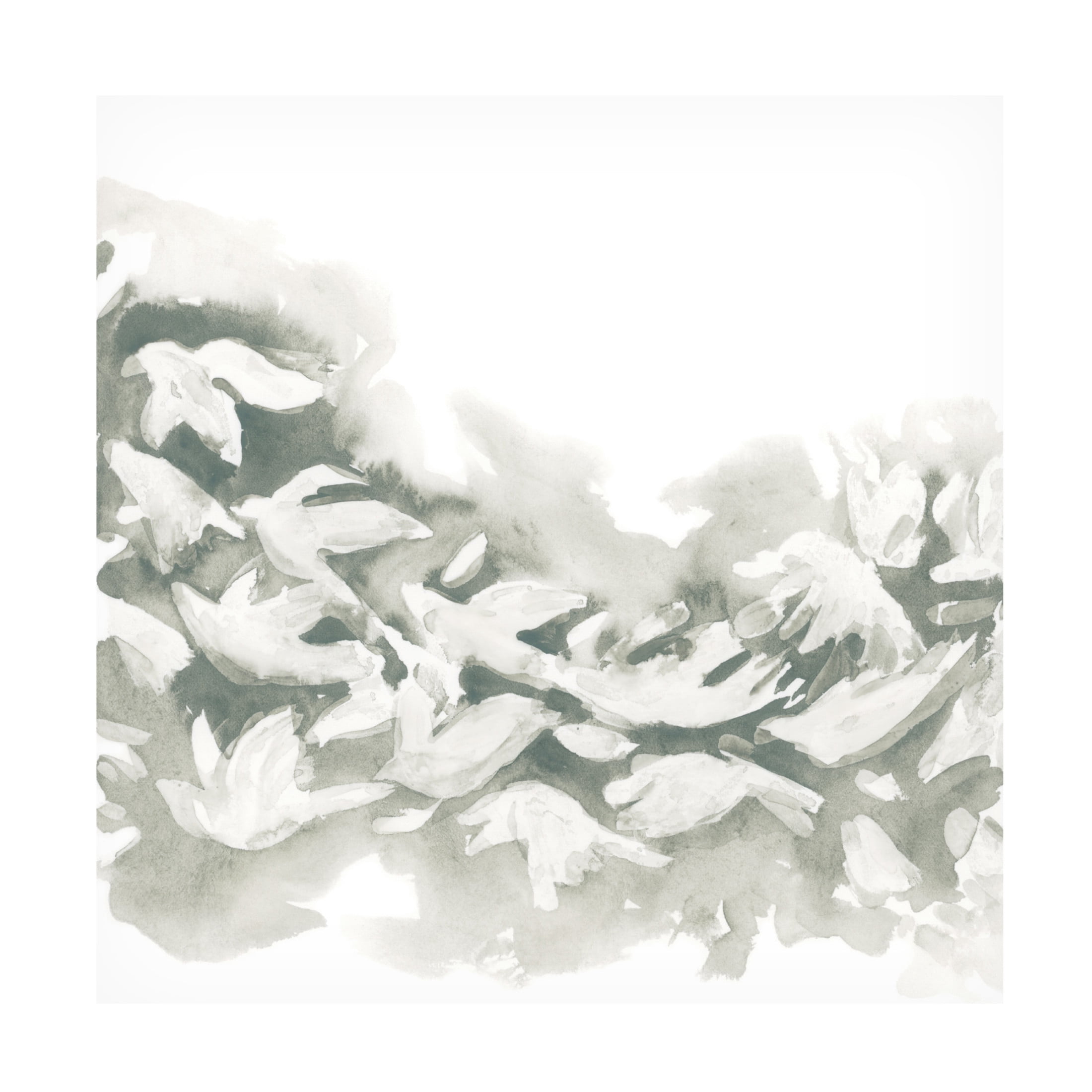 Trademark Fine Art June Erica Vess Carbon Flock II Canvas Wall Art