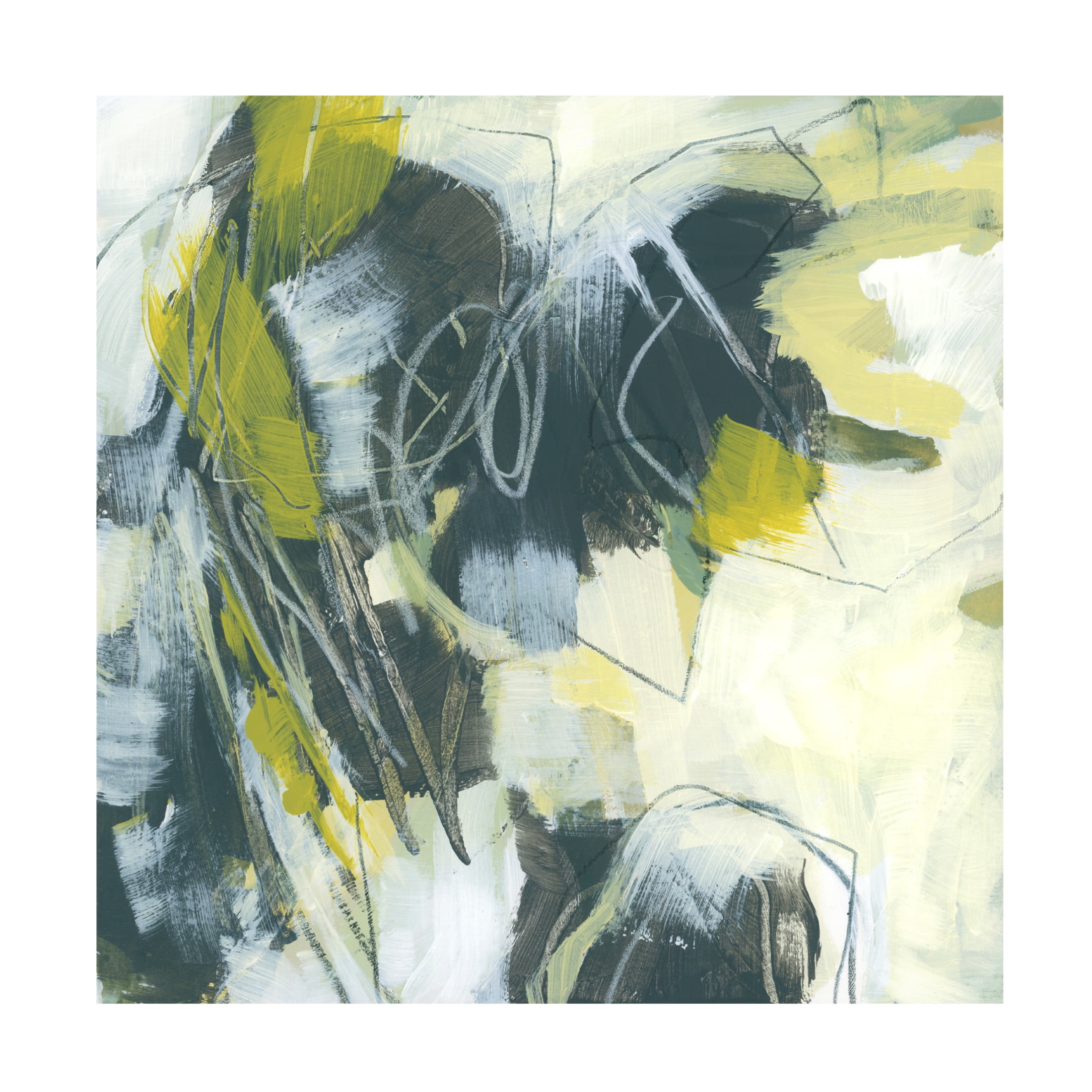 Trademark Fine Art June Erica Vess  Citron Synergy II Canvas Wall Art