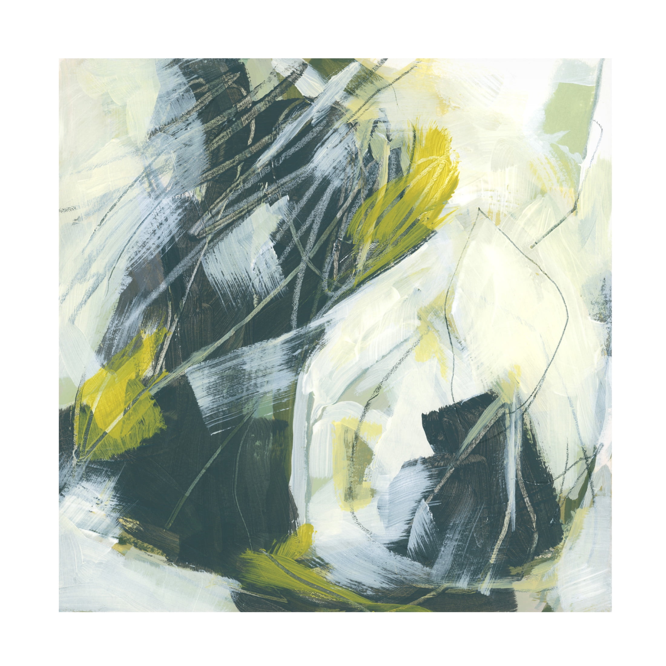 Trademark Fine Art June Erica Vess  Citron Synergy III Canvas Wall Art