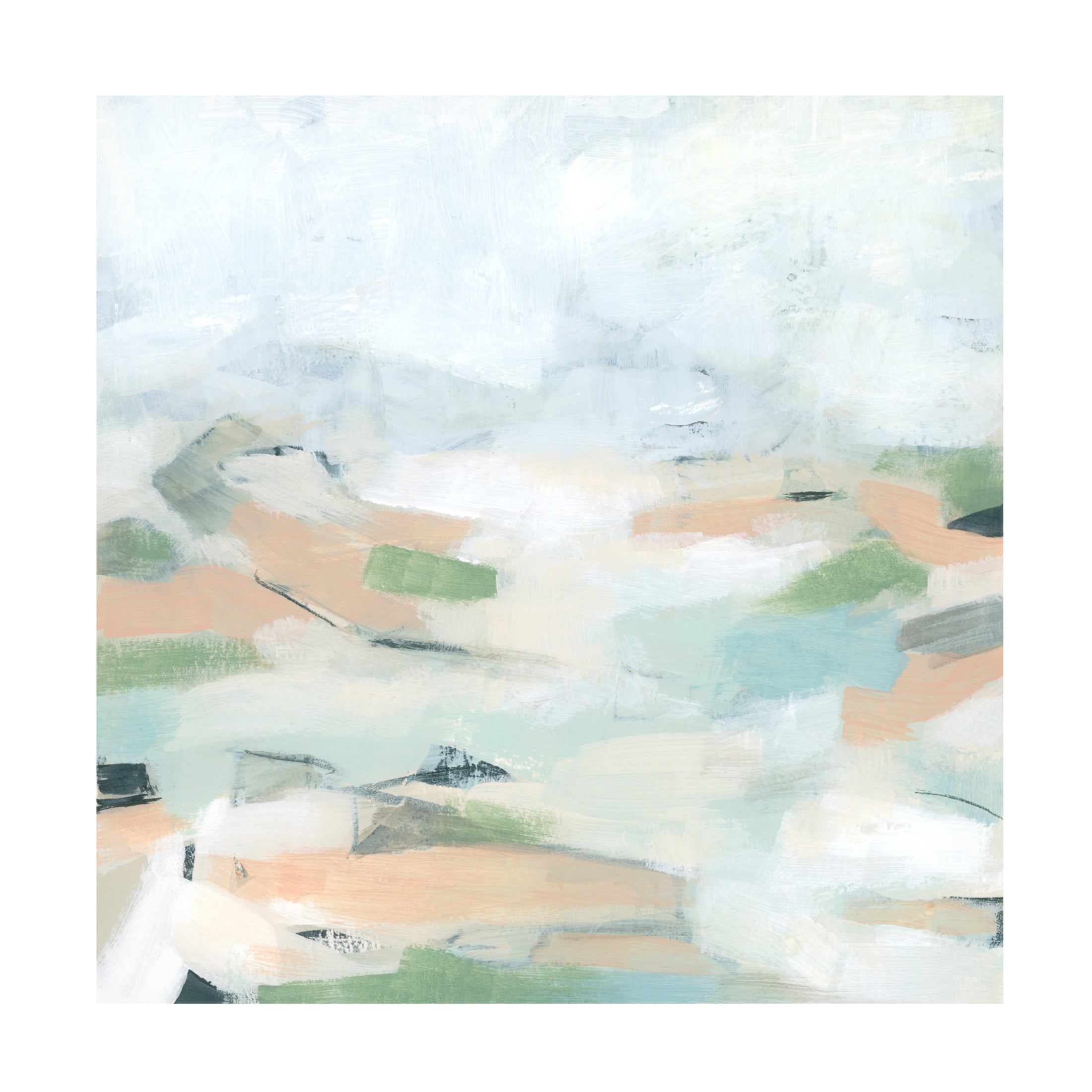 Trademark Fine Art June Erica Vess  Field Geomtery I Canvas Wall Art