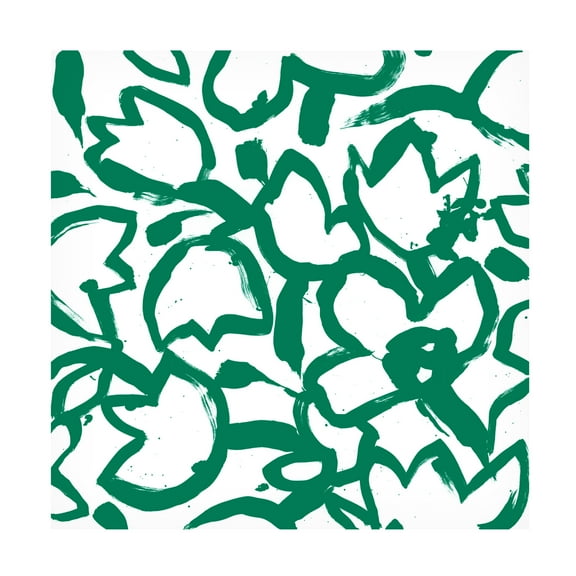 Trademark Fine Art June Erica Vess Flora Patch II Canvas Wall Art