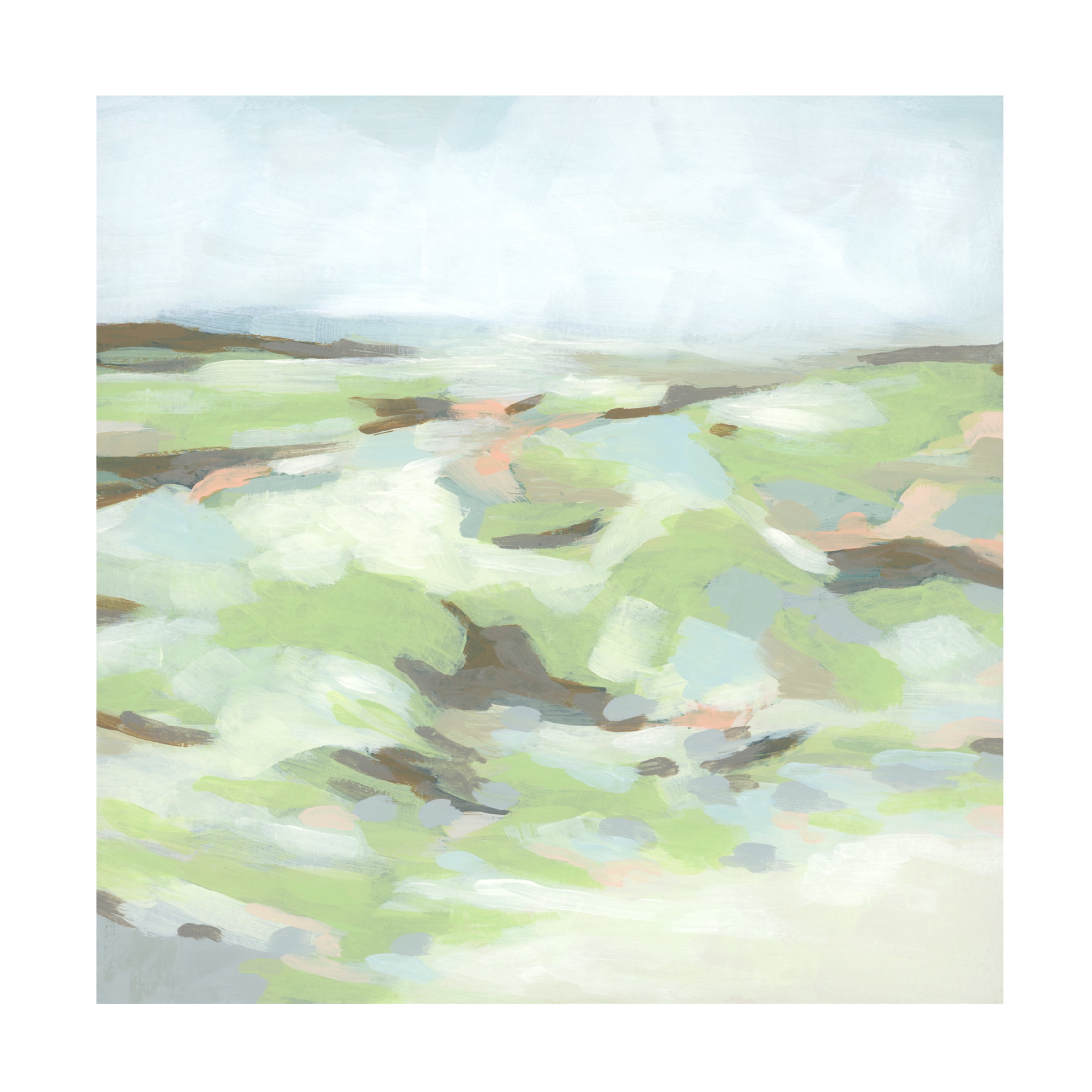 Trademark Fine Art June Erica Vess  Green Valley Slope I Canvas Wall Art