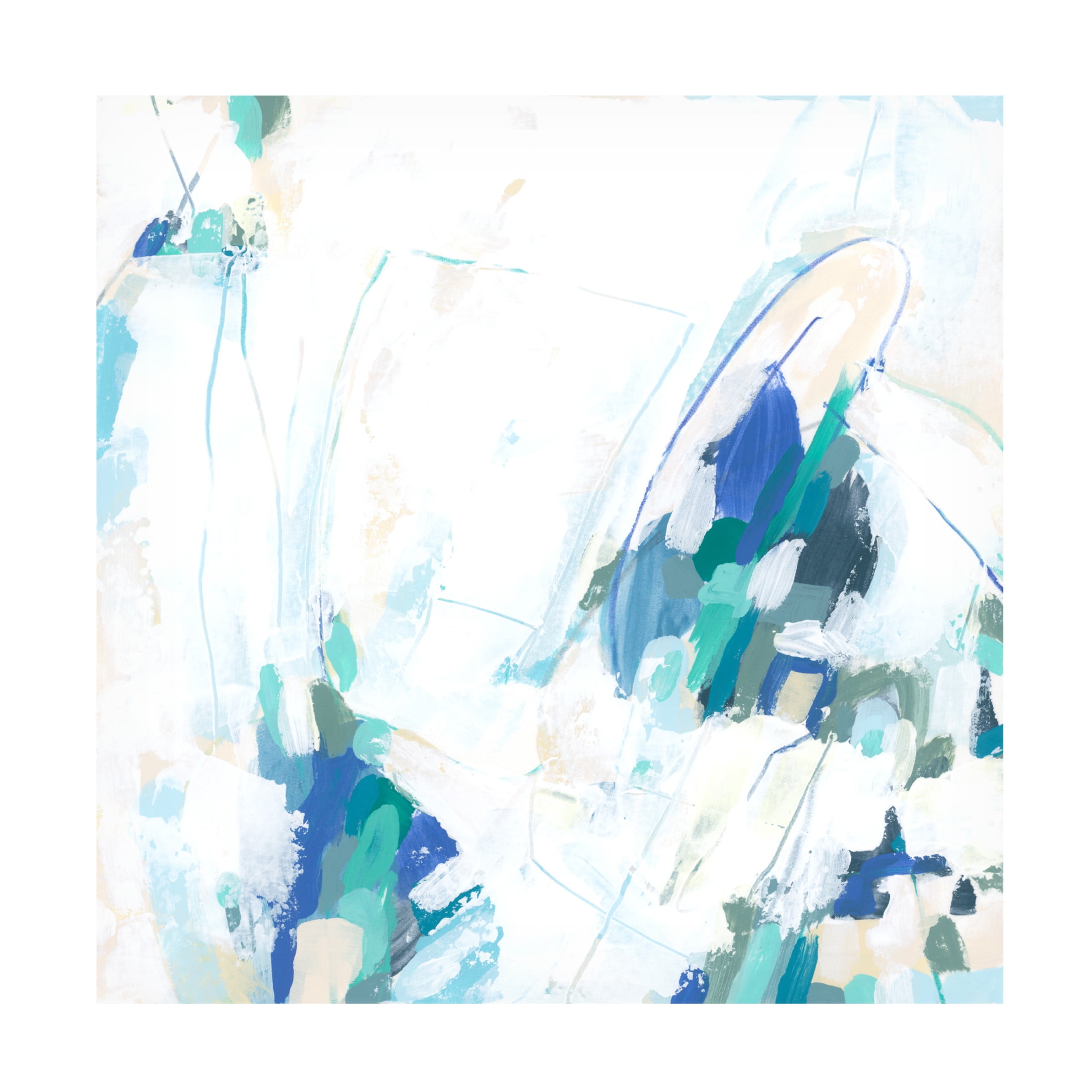 Trademark Fine Art June Erica Vess Ice Loop II Canvas Wall Art