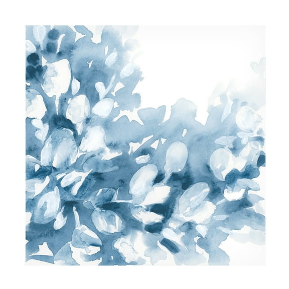 Trademark Fine Art June Erica Vess Indigo Splash I Canvas Wall Art