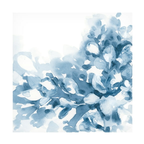 Trademark Fine Art June Erica Vess  Indigo Splash II Canvas Wall Art