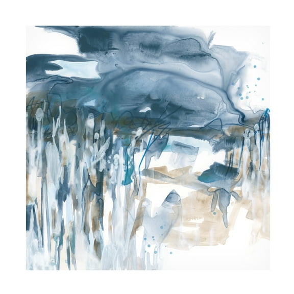 Trademark Fine Art June Erica Vess  Liquid Reed Marsh II Canvas Wall Art