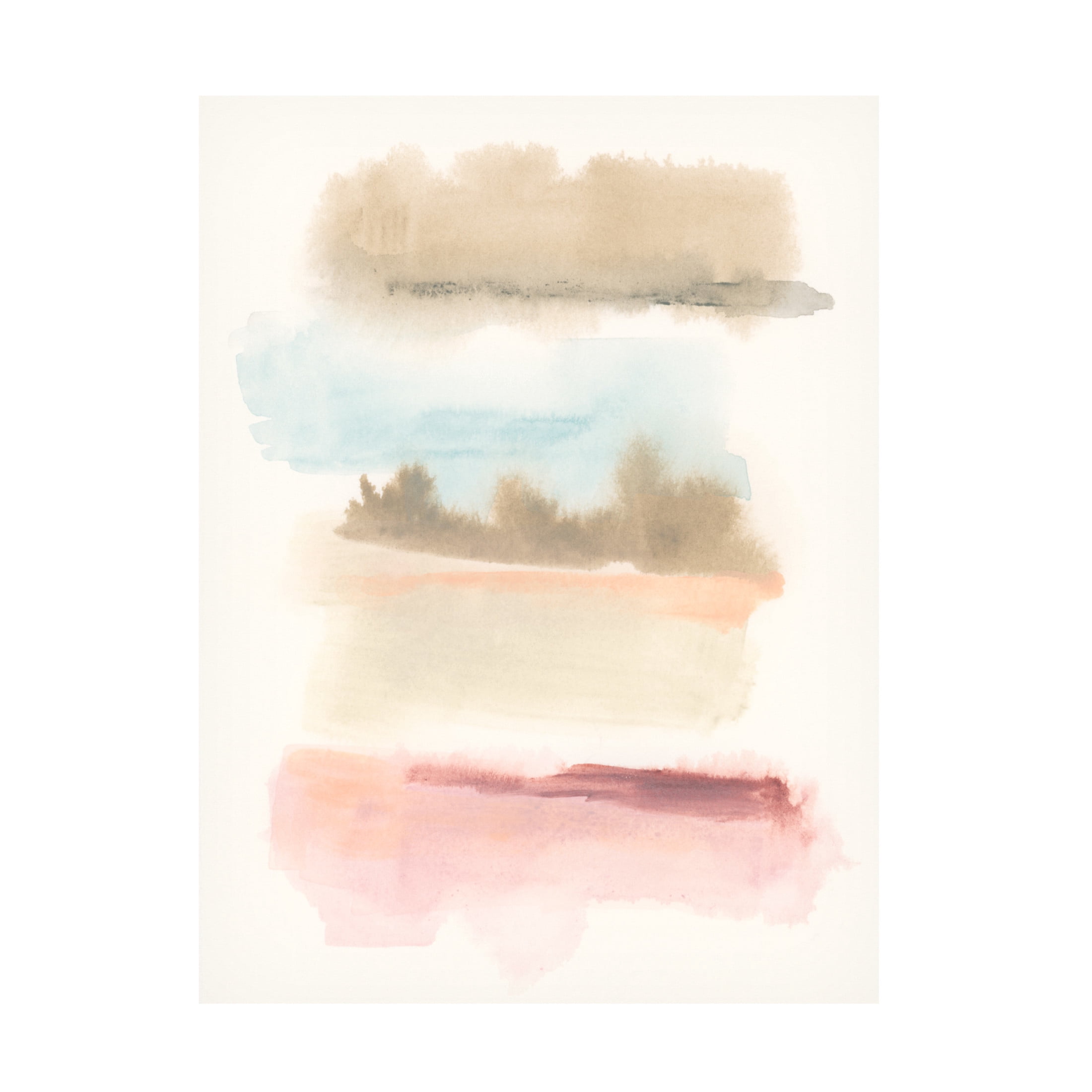 Trademark Fine Art June Erica Vess  Liquid Stratascape I Canvas Wall Art