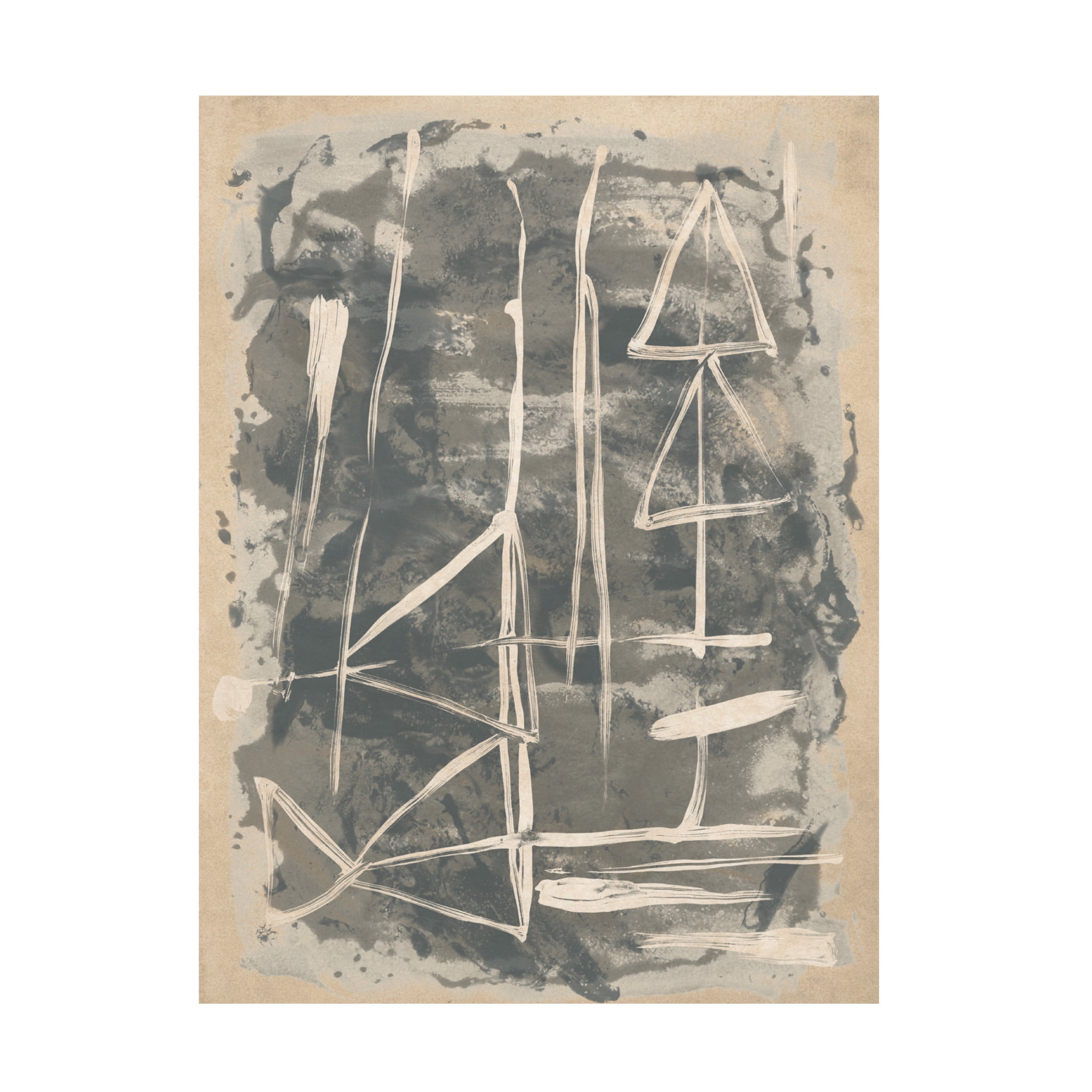 Trademark Fine Art June Erica Vess  Mapa Linea I Canvas Wall Art