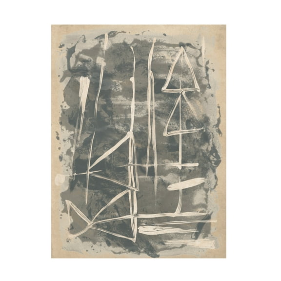 Trademark Fine Art June Erica Vess  Mapa Linea I Canvas Wall Art