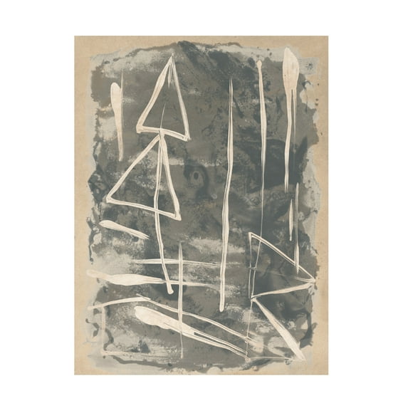 Trademark Fine Art June Erica Vess Mapa Linea II Canvas Wall Art