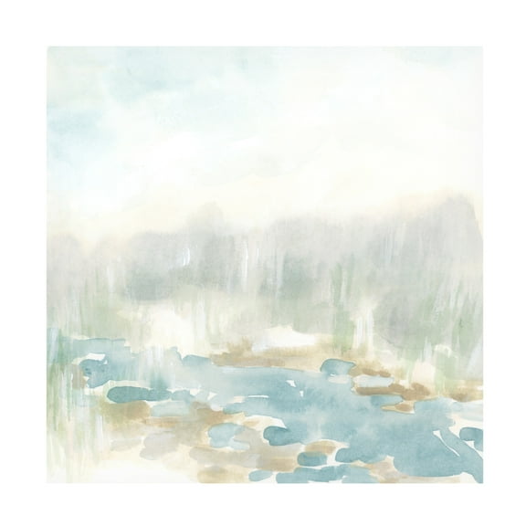 Trademark Fine Art June Erica Vess Misty Creekbed I Canvas Wall Art