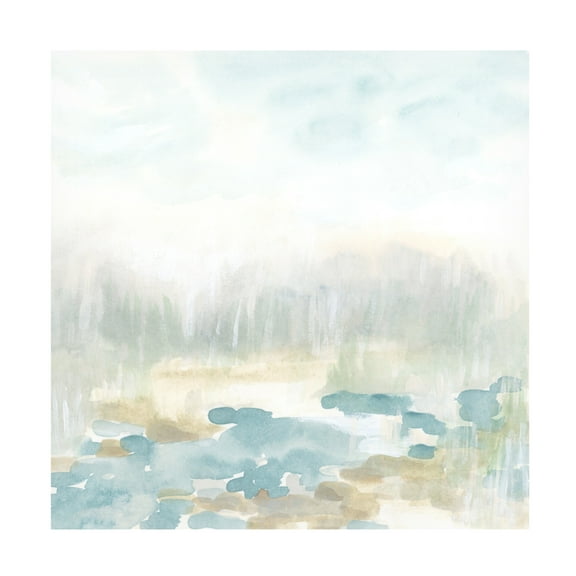 Trademark Fine Art June Erica Vess Misty Creekbed II Canvas Wall Art