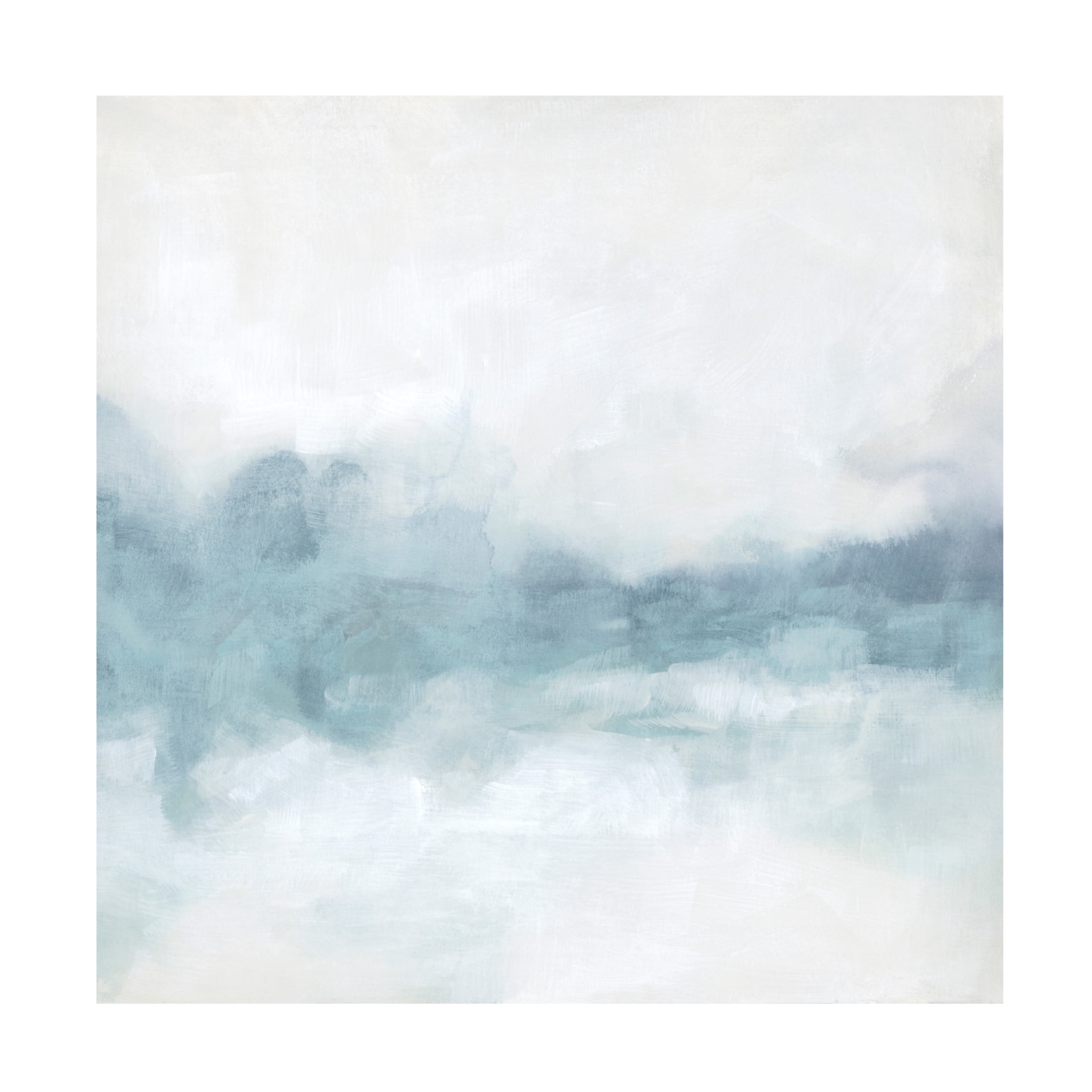 Trademark Fine Art June Erica Vess  Moody Blue Mist I Canvas Wall Art