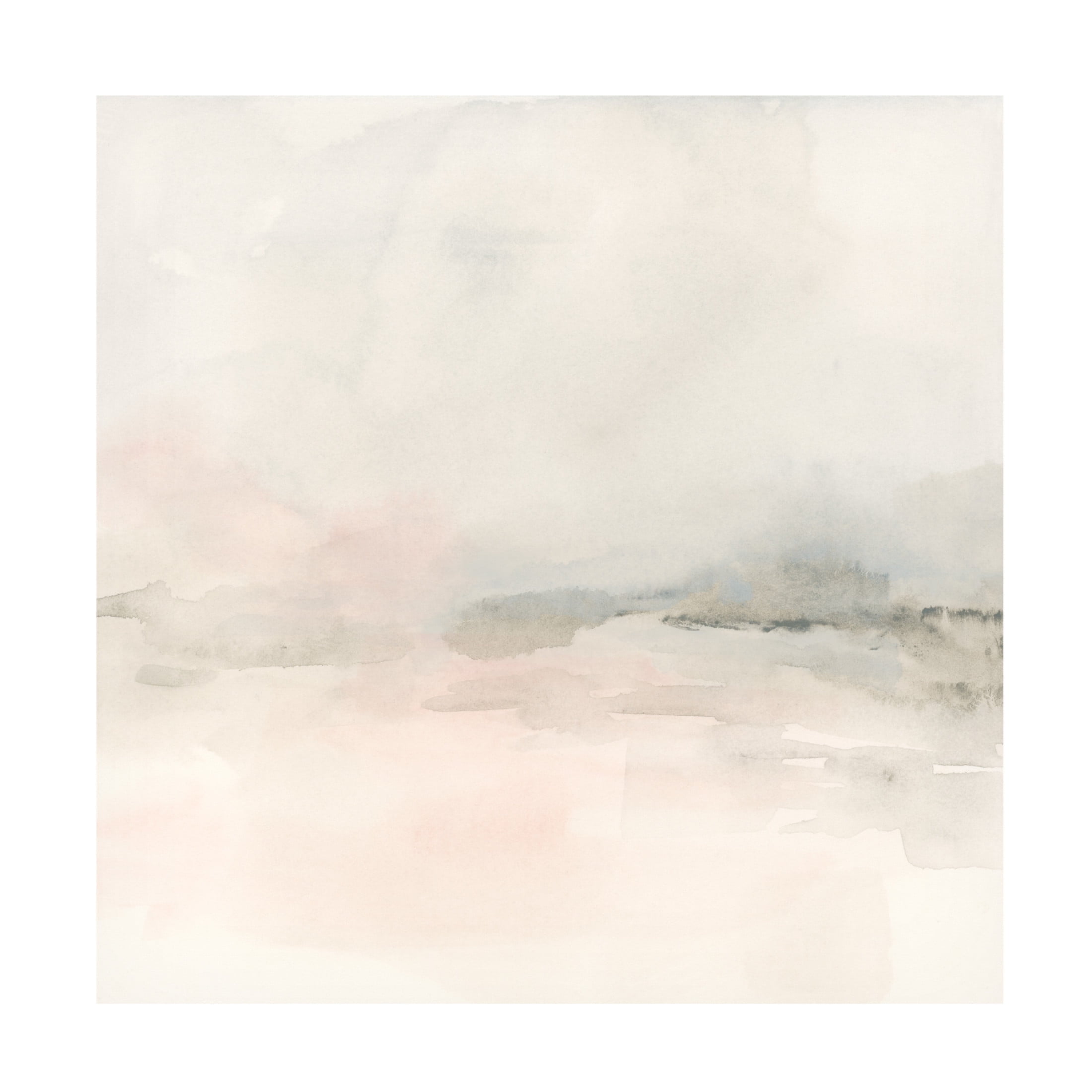 Trademark Fine Art June Erica Vess  Muted Shoreline II Canvas Wall Art