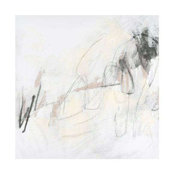 Trademark Fine Art June Erica Vess  Neutral Scribe I Canvas Wall Art