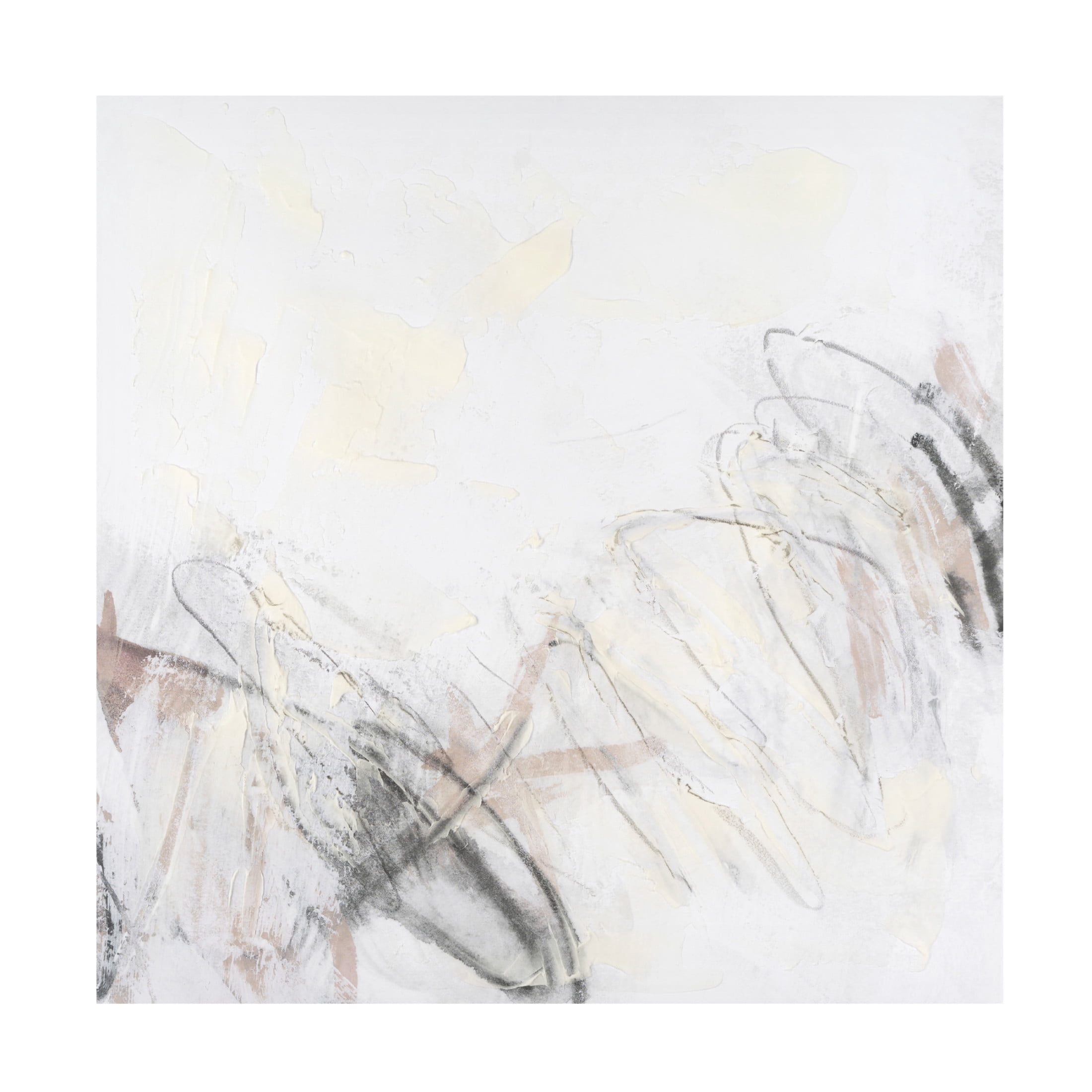 Trademark Fine Art June Erica Vess  Neutral Scribe IV Canvas Wall Art