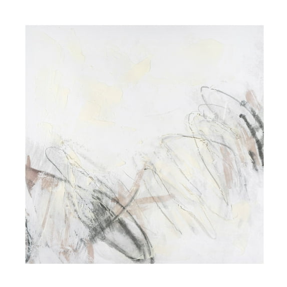 Trademark Fine Art June Erica Vess Neutral Scribe IV Canvas Wall Art