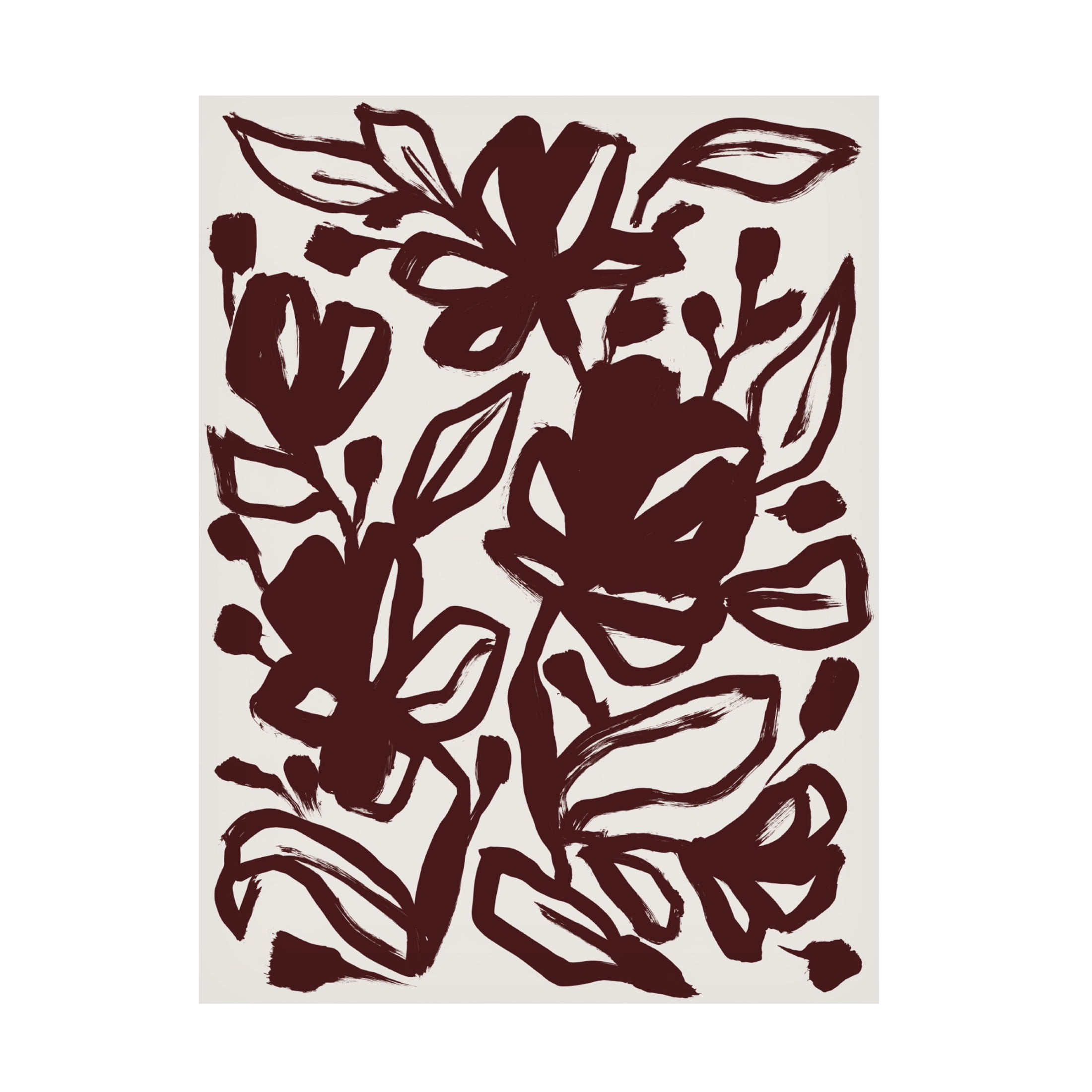 Trademark Fine Art June Erica Vess  Oxide Floral II Canvas Wall Art