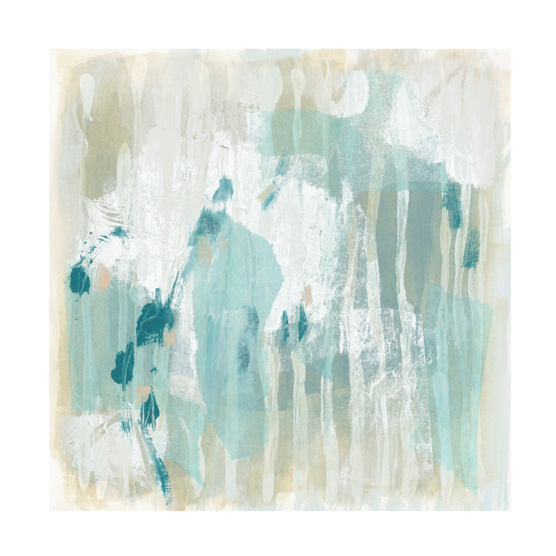 Trademark Fine Art June Erica Vess Parallel Mist II Canvas Wall Art
