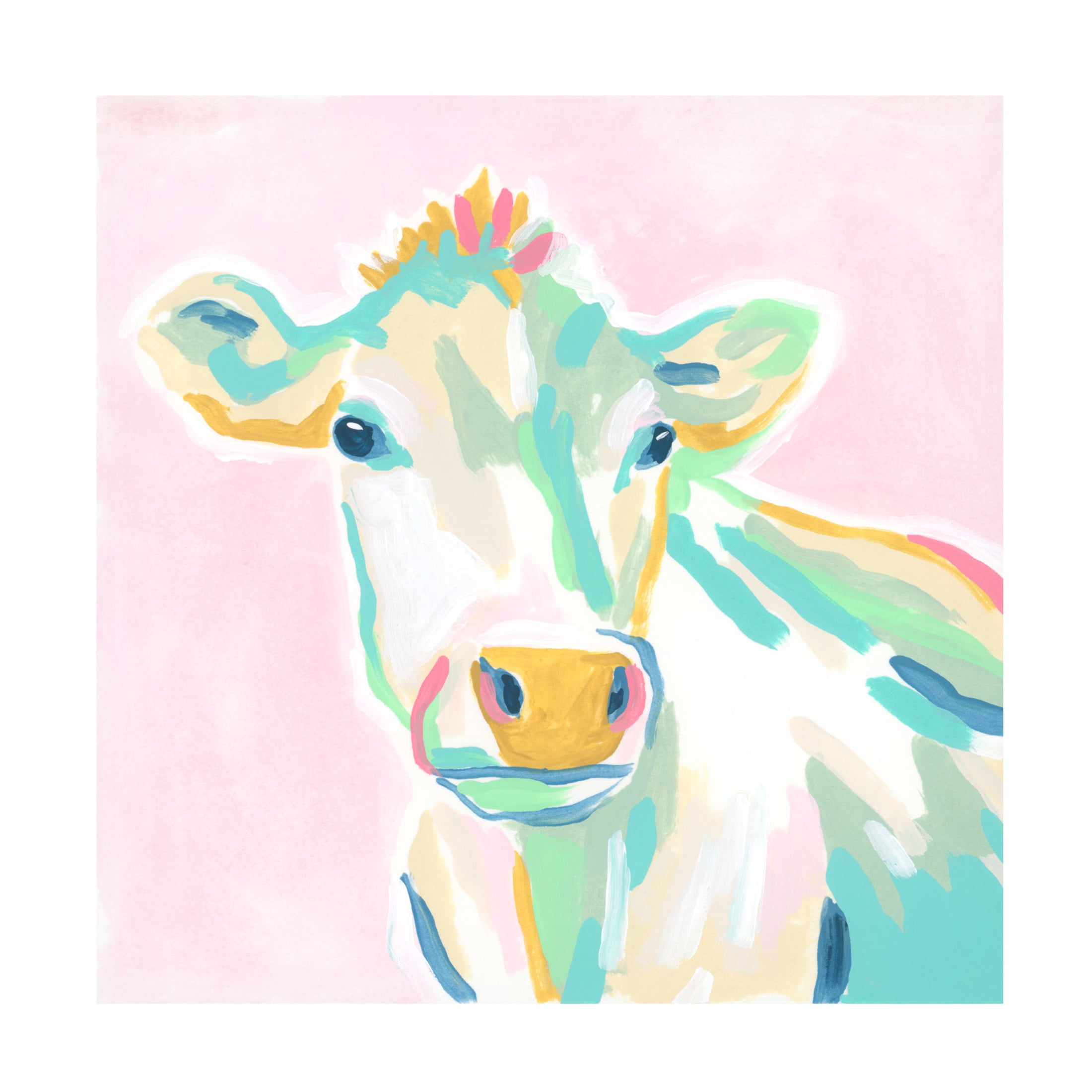 Trademark Fine Art June Erica Vess  Pop Pasture II Canvas Wall Art