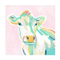 Trademark Fine Art June Erica Vess Pop Pasture II Canvas Wall Art