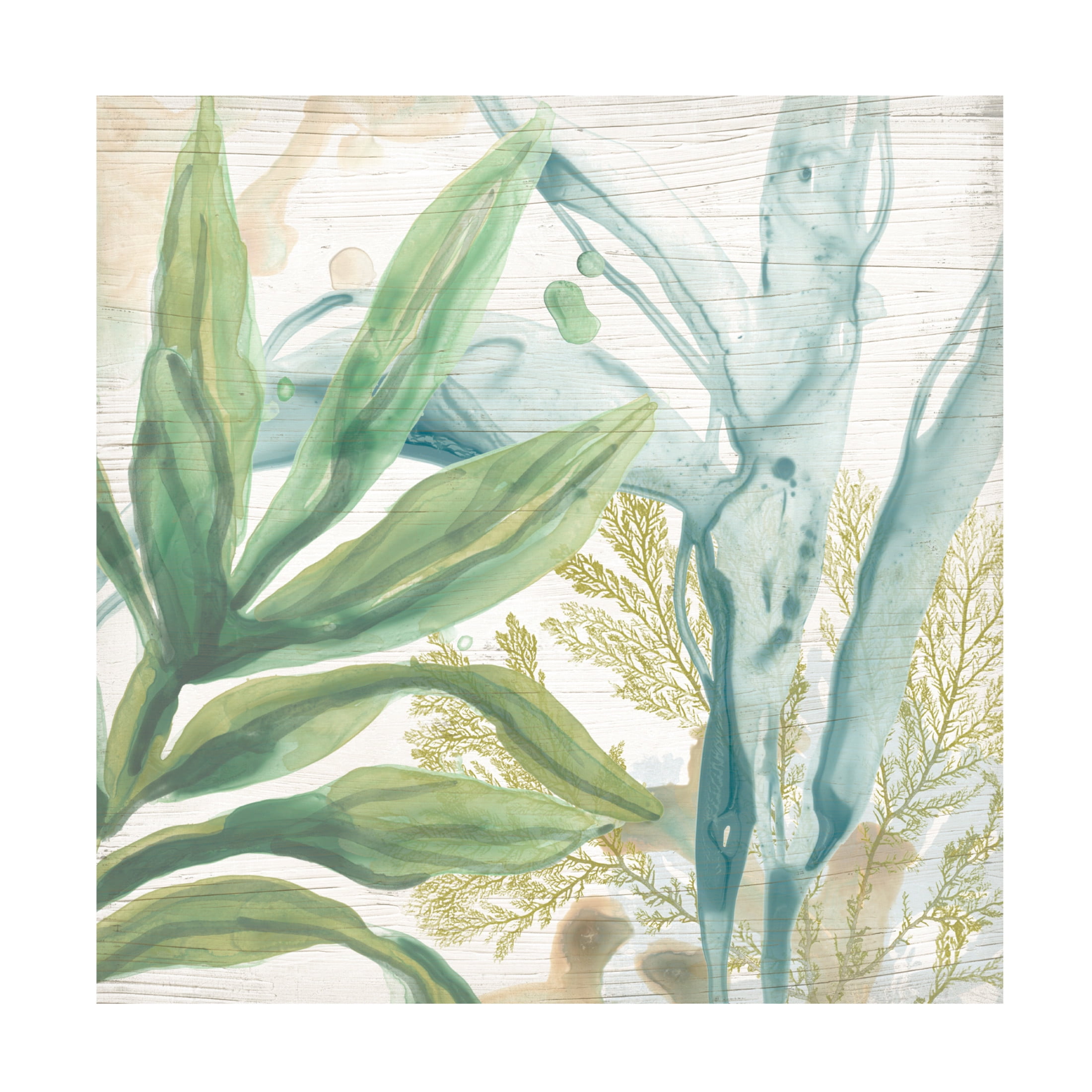 Trademark Fine Art June Erica Vess Quiet Coastal Collage II Canvas Wall Art