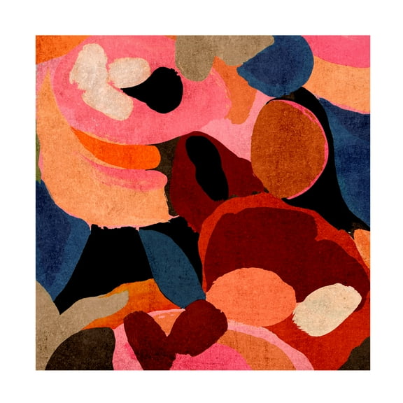 Trademark Fine Art June Erica Vess Saturated Tropics II Canvas Wall Art