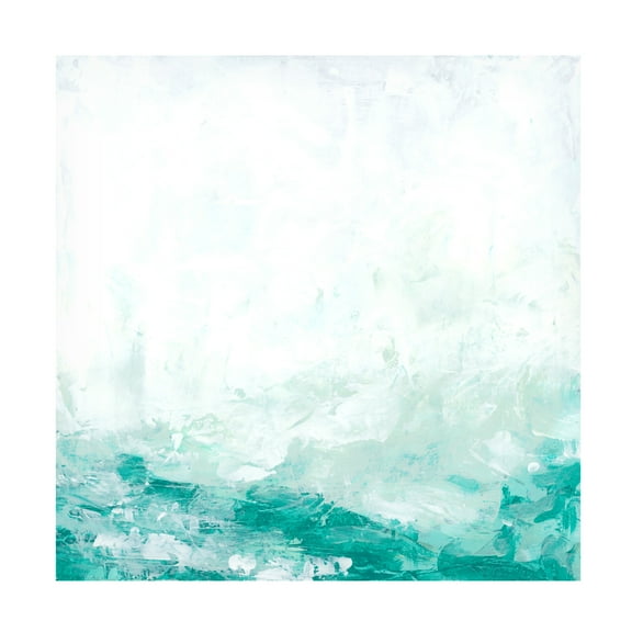 Trademark Fine Art June Erica Vess Turquoise Surf I Canvas Wall Art