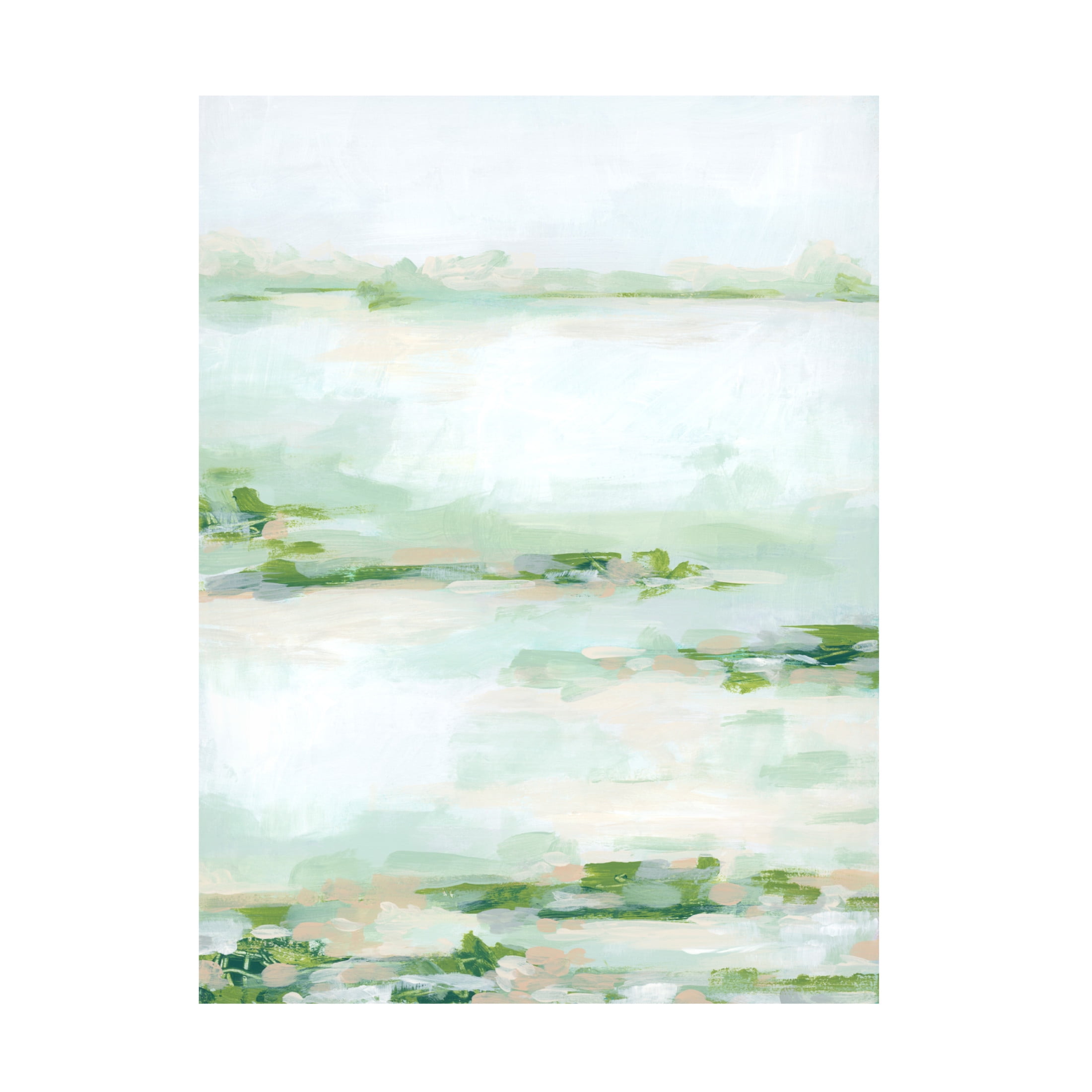 Trademark Fine Art June Erica Vess  Verdant Marsh I Canvas Wall Art