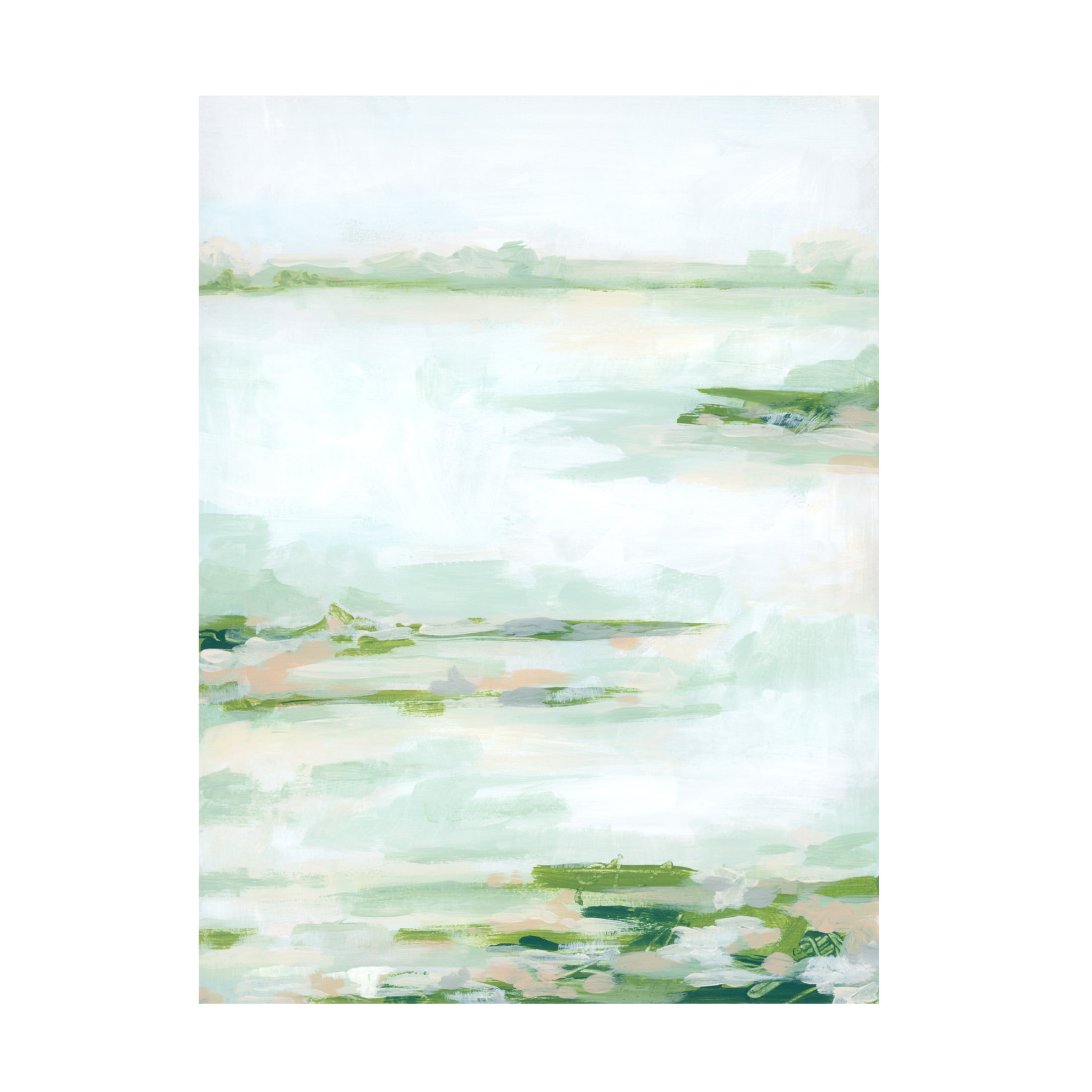 Trademark Fine Art June Erica Vess  Verdant Marsh II Canvas Wall Art