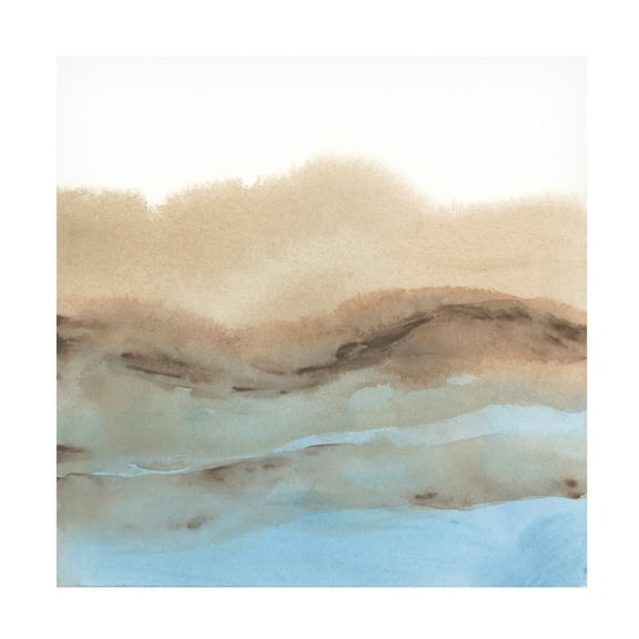 Trademark Fine Art June Erica Vess Wave Strata II Canvas Wall Art