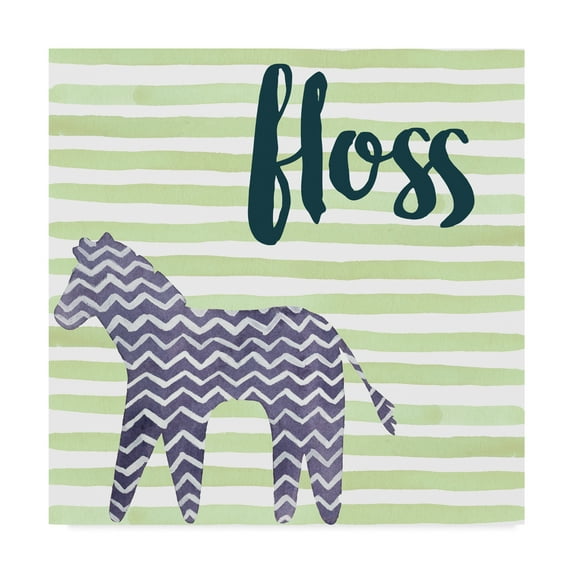 Trademark Fine Art 'Jungle Bath IV' Canvas Art by Grace Popp