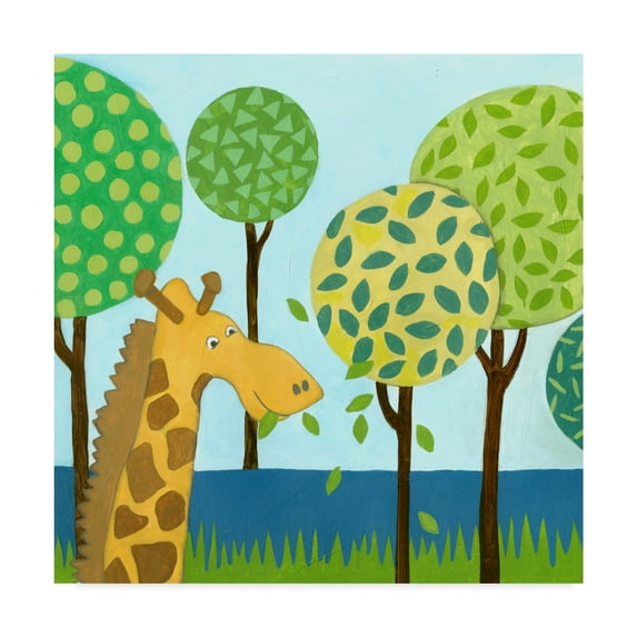 Trademark Fine Art 'Jungle Fun III' Canvas Art by Megan Meagher