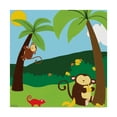 thumbnail image 1 of Trademark Fine Art 'Jungle Jamboree II' Canvas Art by June Erica Vess, 1 of 4
